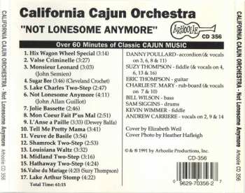CD California Cajun Orchestra: Not Lonesome Anymore