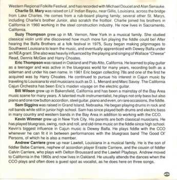 CD California Cajun Orchestra: Not Lonesome Anymore