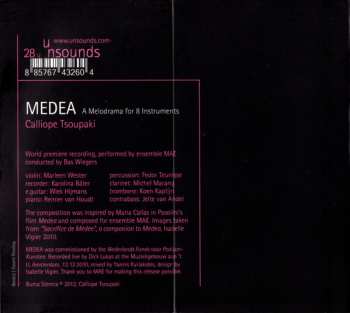 CD Calliope Tsoupaki: Medea (A Melodrama For 8 Instruments) 497554