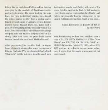 CD Calvin Boze: The Complete Recordings 1945-1952 350913