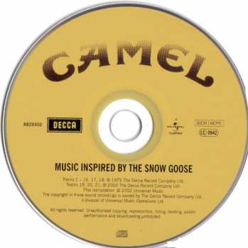 CD Camel: Music Inspired By The Snow Goose 390961