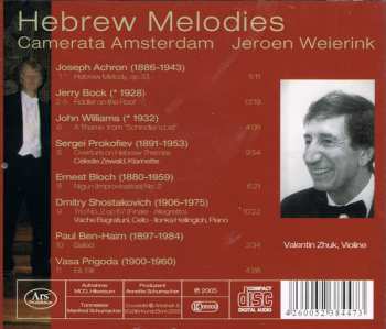 CD Camerata Amsterdam: Hebrew Melodies 456809