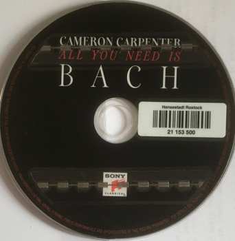 CD Cameron Carpenter: All You Need Is Bach 321353