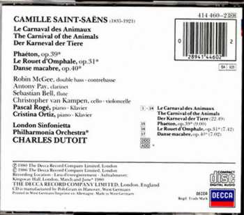CD Camille Saint-Saëns: Carnaval Des Animaux, Danse Macabre, Etc. 44645