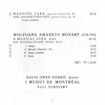 CD Camille Saint-Saëns: Carnival Of The Animals · Wedding Cake / A Musical Joke 320023