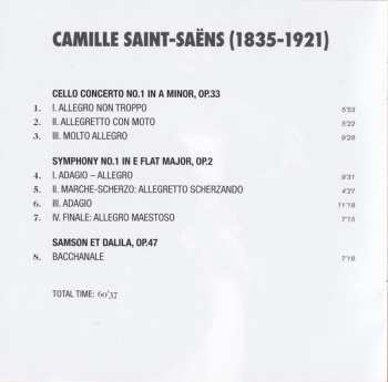 CD Camille Saint-Saëns: Cello Concerto / Bacchanale / Symphony No.1 119983