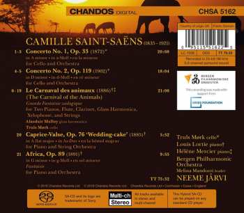 SACD Camille Saint-Saëns: Cello Concertos Nos 1 And 2 · The Carnival Of The Animals · Africa · Wedding-cake 318215