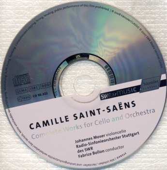 CD Camille Saint-Saëns: Complete Works For Cello And Orchestra 187102