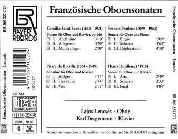 CD Camille Saint-Saëns: Französische Oboensonaten 506347
