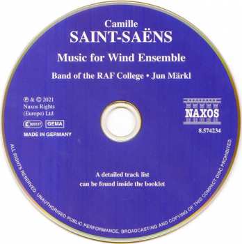 CD Camille Saint-Saëns: Music For Wind Ensemble 280636