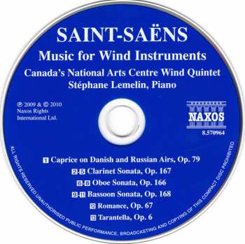 CD Camille Saint-Saëns: Music For Wind Instruments 342197