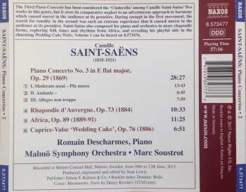 CD Camille Saint-Saëns: Piano Concerto No. 3; Africa; Rhapsodie D'Auvergne; Wedding Cake Waltz 113599