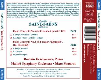 CD Camille Saint-Saëns: Piano Concerto No. 4; Piano Concerto No. 5 'Egyptian' 309204