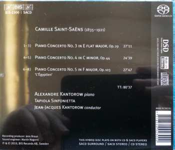 SACD Camille Saint-Saëns: Piano Concertos 3, 4 & 5 «L'Égyptien» 455299