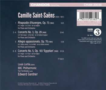 CD Camille Saint-Saëns: Piano Concertos Nos 3 And 5 ‘Egyptian’; Allegro Appassionato; Rhapsodie D’Auvergne 281879