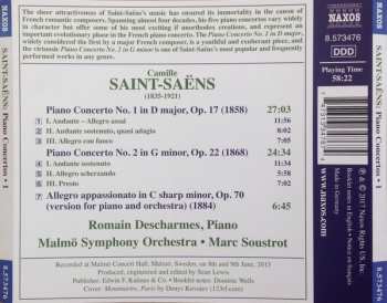 CD Camille Saint-Saëns: Piano Concertos, Vol. 1 - Nos. 1 And 2  179736