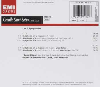 2CD Camille Saint-Saëns: Les 5 symphonies 48932