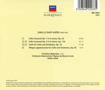 CD Camille Saint-Saëns: Cello Concertos Nos. 1 & 2; Suite for Cello and Orchestra; Allegro Appassionato 346266