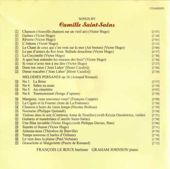 CD Camille Saint-Saëns: Songs By Camille Saint-Saëns 322991
