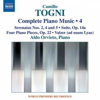 CD Camillo Togni: Complete Piano Music 4 408145
