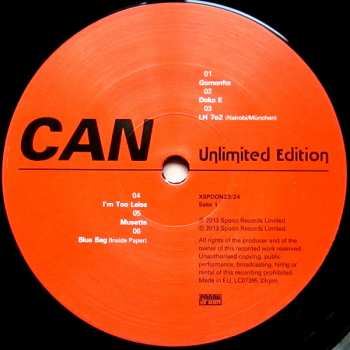 2LP Can: Unlimited Edition LTD 38148