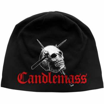 Merch Candlemass: Čepice Skull & Logo Candlemass