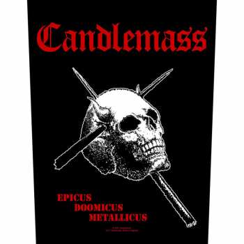 Merch Candlemass: Zádová Nášivka Epicus Doomicus Metallicus