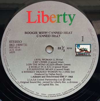 LP Canned Heat: Boogie With Canned Heat 505891