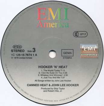 2LP Canned Heat: Hooker 'N' Heat 430911