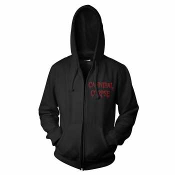 Merch Cannibal Corpse: Mikina Se Zipem Red Before Black S
