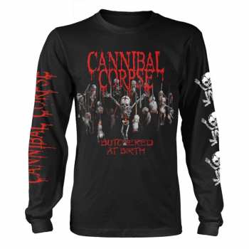 Merch Cannibal Corpse: Tričko S Dlouhým Rukávem Butchered At Birth Baby XXL