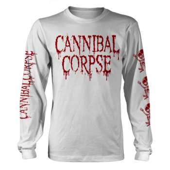 Merch Cannibal Corpse: Tričko S Dlouhým Rukávem Butchered At Birth (white)