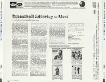 CD Cannonball Adderley: Cannonball Adderley-Live! LTD 410983