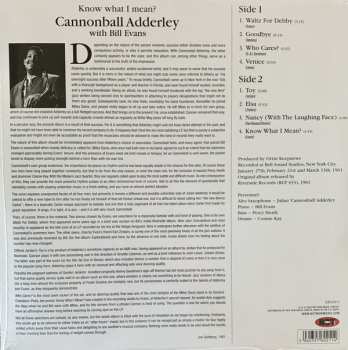 LP Cannonball Adderley: Know What I Mean? 59857