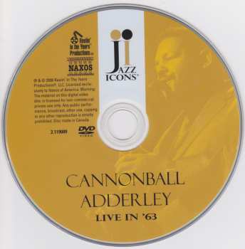 DVD Cannonball Adderley: Live In '63 358849