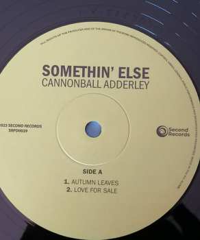 LP Cannonball Adderley: Somethin' Else DLX