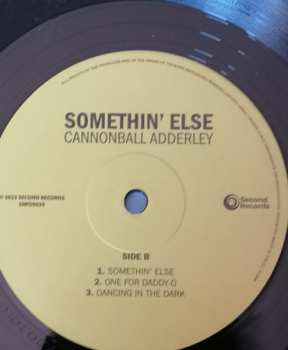 LP Cannonball Adderley: Somethin' Else DLX
