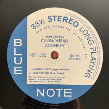 LP Cannonball Adderley: Somethin' Else