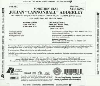 SACD Cannonball Adderley: Somethin' Else 315042