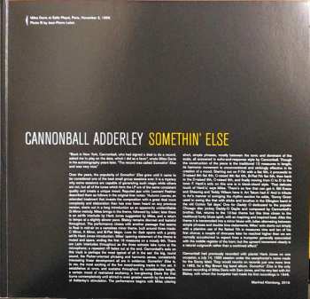 LP Cannonball Adderley: Somethin' Else DLX | LTD 382291