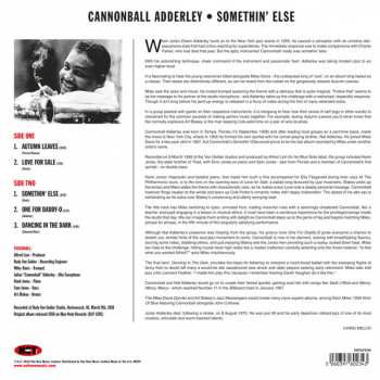 LP Cannonball Adderley: Somethin' Else 406847