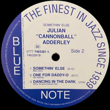 LP Cannonball Adderley: Somethin' Else 412299