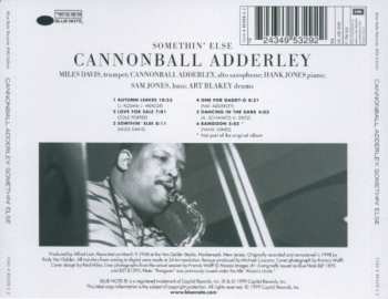 CD Cannonball Adderley: Somethin' Else 33430