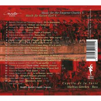 CD Capella De La Torre: Music For Emperor  Charles V / Musik Für Kaiser Karl V. 316201