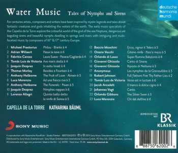 CD Capella De La Torre: Water Music (Tales Of Nymphs And Sirens) 146505