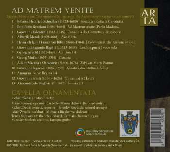 CD Capella Ornamentata: Ad Matrem Venite 179470