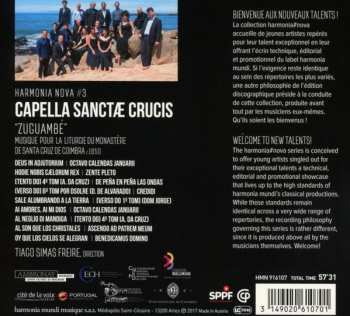 CD Capella Sanctæ Crucis: "Zuguambé": Music For Liturgy From The Monastery Of Santa Cruz De Coimbra c1650 312992