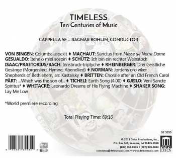 CD Cappella SF: Timeless 329464