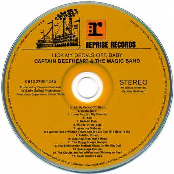 CD Captain Beefheart: Lick My Decals Off, Baby 20256
