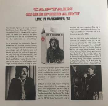 LP Captain Beefheart: Live In Vancouver '81 135091